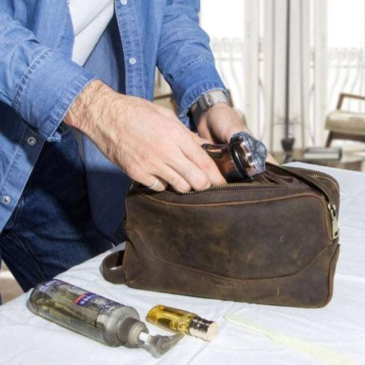 Neceser de Cuero Crazy Horse