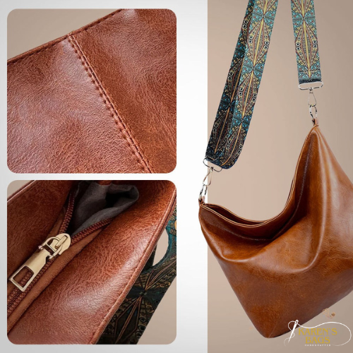 Encanto Vintage de Chelsey | Bolso de Hombro de Cuero
