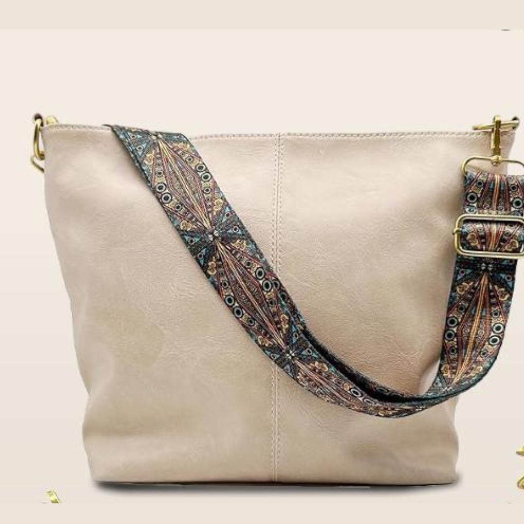 Encanto Vintage de Chelsey | Bolso de Hombro de Cuero