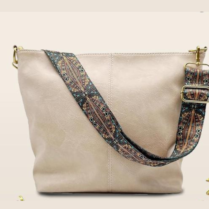 Encanto Vintage de Chelsey | Bolso de Hombro de Cuero