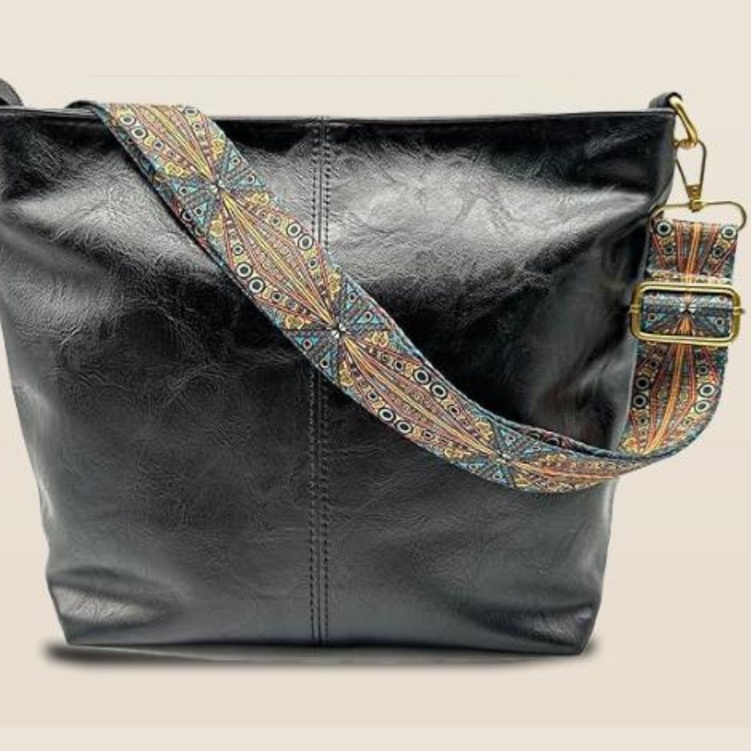 Encanto Vintage de Chelsey | Bolso de Hombro de Cuero